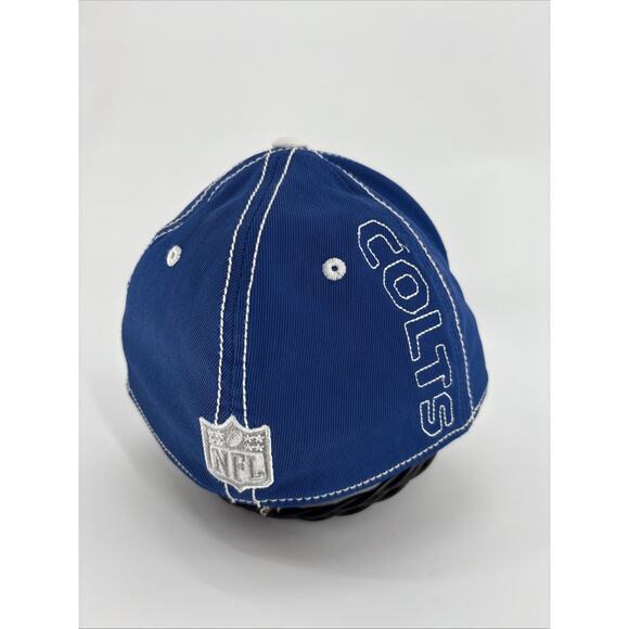 Indianapolis Colts Reebok NFL Hat Cap Blue Fitted AFC - Picture 3 of 5